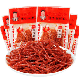 Mushroom Shredded Spicy Strips 20g * 7 Pack 80s And 90s Nostalgic Spicy Strips