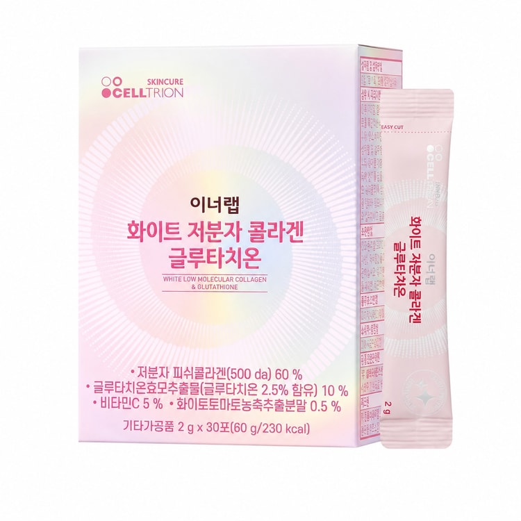 inner lab glutathione Inner Lab White Low Molecular Collagen Glutathione, 2g x 30 Stick Packs