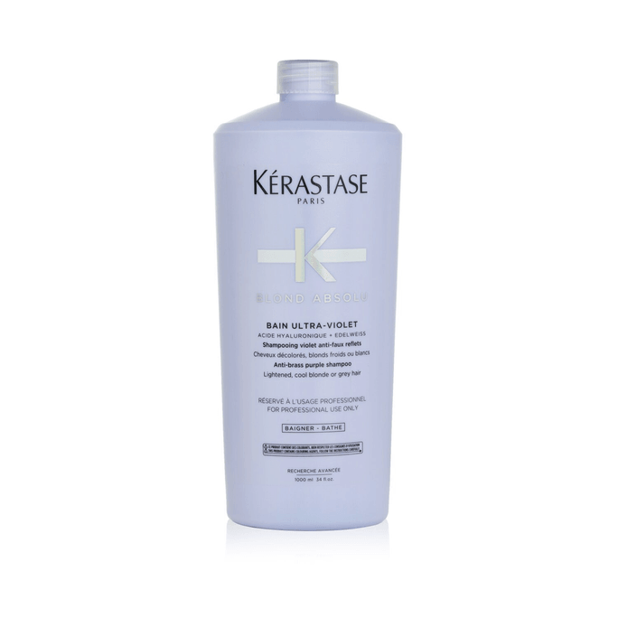 KERASTASE Blond Absolu Bain Ultra-Violet Anti-Brass Purple Shampoo (Lightened Cool Blonde or Grey Hair) 1000ml/34oz