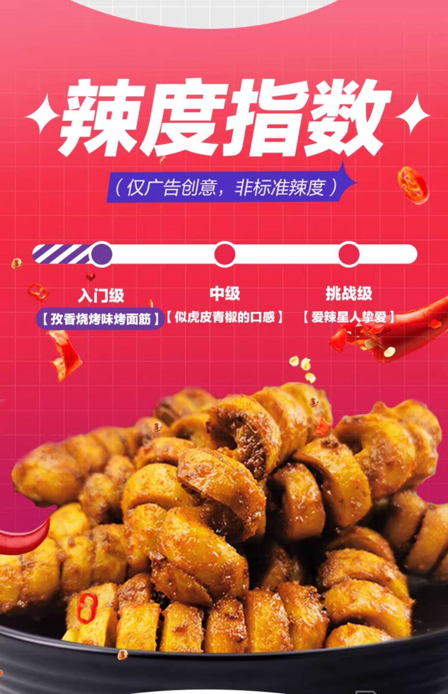 周黑鸭 周小伴【孜香烧烤味 面筋卷】 -160g *1袋川香孜然辣条烤串小吃【 麻辣豆干零食】 碳烤手撕大面筋卤味熟食【香辣劲道 够爽够过瘾的面筋卷】