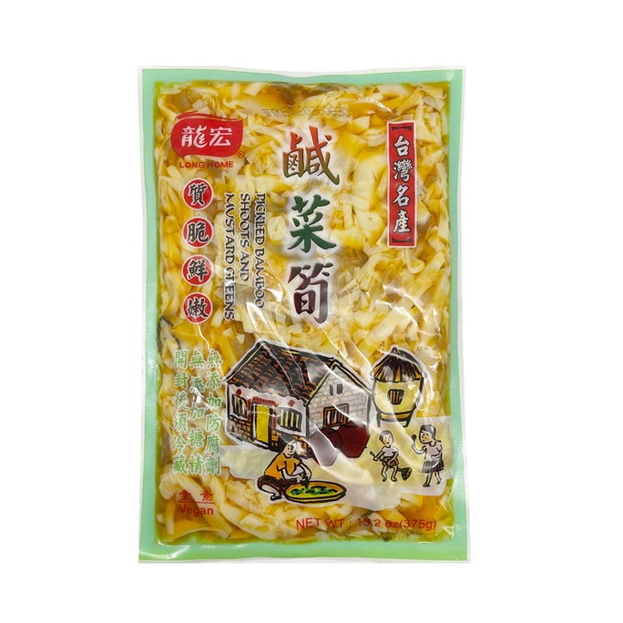 [台湾直邮]龙宏 咸菜笋 375g