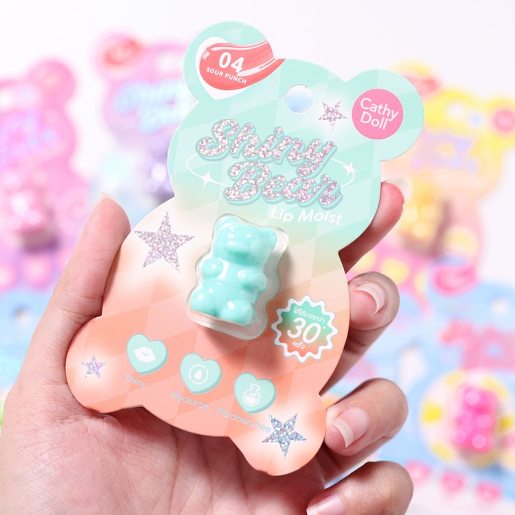 Cathy Doll Shiny Bear Lip Moist 1.1g #04 Sour Punch - Yami.com