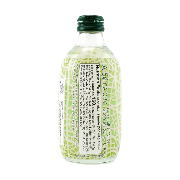 Muskmelon Cider,Fruit Soft Drink,Carbonated Drink ,10.14 fl oz *6【6 Pack】 5