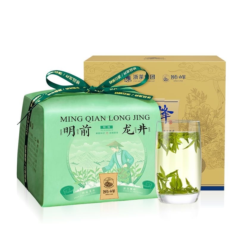 中国直邮】 狮峰茶叶2026新茶明前特级龙井茶150g - 亚米