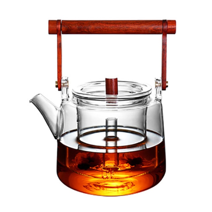 Mahogany handle steaming teapot steaming and boiling 800ML
