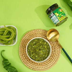Chili Sauce - Green Chili & Preserved Vegetable Chili Sauce, 7.05 oz