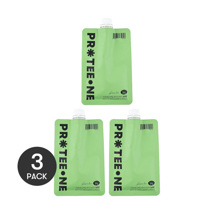 Protein Shake Pouch Green Tea Flavor 1.41 oz*3【Value Pack】