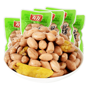 有友 泡椒花生 玩味山椒花生米 小包装 散装 重庆 麻辣 解馋 零食 * 1袋 (内容物5包)