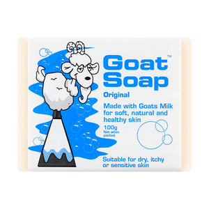 澳洲GOAT SOAP 羊奶皂 山羊奶香皂 温和清洁除螨洗面奶皂 全身可用去角质 100g 原味 孕妇敏感肌可用
