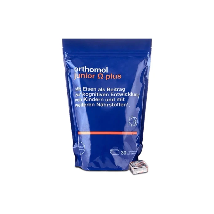 Junior Omega Plus 90 Soft Chews – Orange Flavor