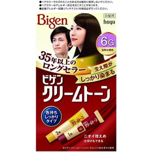 Bigen Cream Tone 6G (Natural Brown) 1 Pack 40g + 2 Packs 40g