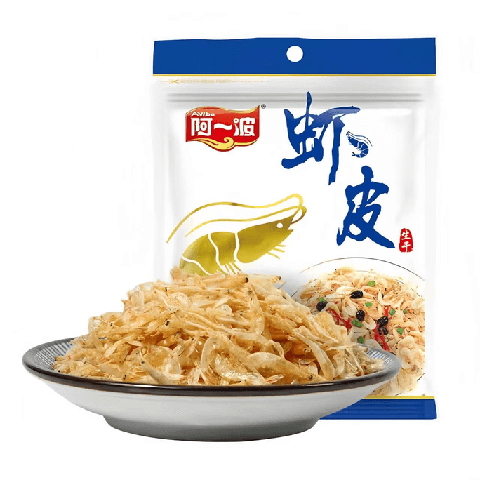Selected dried shrimp shells 50g*3 bags, premium high-calcium, perfect for making soup with seaweed, wakame, and kelp