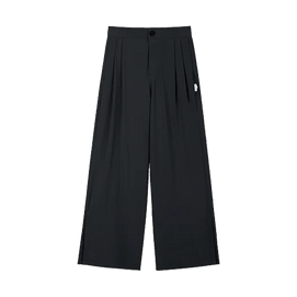 CoolMax Sun Protective Loose Pants Wide Leg Pants UPF50+, Black, Size S