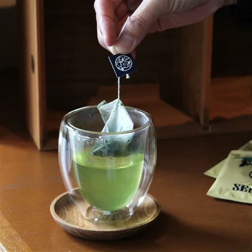 【日本直邮】 日本 新绿园 航空日式煎茶茶包 3克装 15枚