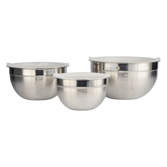 Stainless Steel Nested Mixing Bowl 6 pieces set