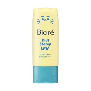 Biore UV Kids Stamp Sunscreen, SPF50 PA+++, 2.47 oz【Fun Stamp Application Mineral UV Protection】