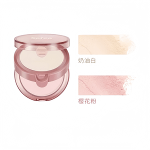 Xiafei Double-Layer Highlighter Powder, Natural Brightening Matte Highlighter, 9g*1 Box