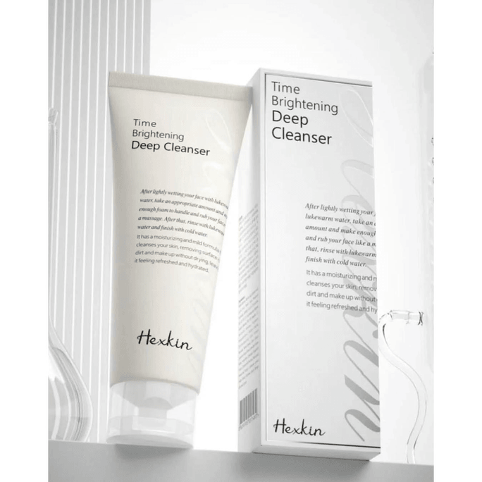 헥스킨 타임-리프레싱 클렌저 120ml - 순하고 유분 조절, 보습 클렌저