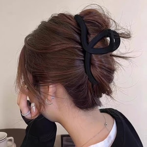 爱神严选 磨砂鲨鱼夹1个 韩式高级感抓夹 女式发夹 后脑勺头饰