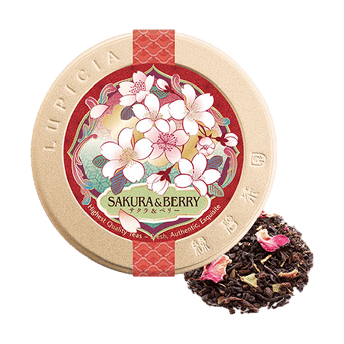 桜とベリーのブラックティー、1.76オンス（季節限定）