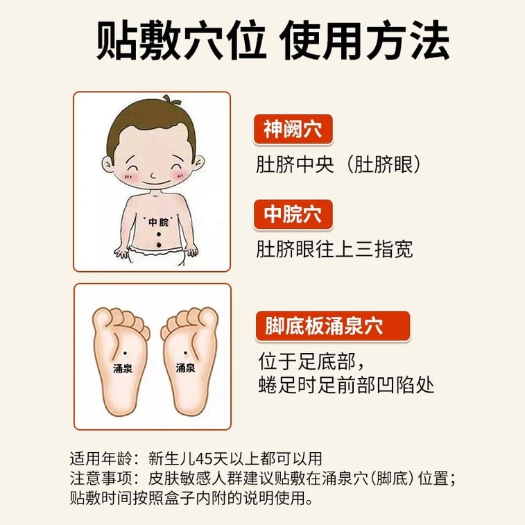 Far‑Infrared Gastrointestinal Patches 5 Patches Per Box Gentle Kids Abdominal Plasters Ease Stomach Bloating And Gastrointestinal Discomfort 5