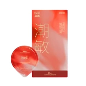 【中國直郵】 必遇 【高潮黑科技】潮敏套避孕套 超薄玻尿酸潤滑快感增強高潮10隻裝/盒