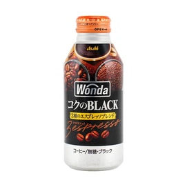 日本ASAHI朝日 Wonda 極致奢華黑咖啡 400g 【新舊包裝隨機出貨】