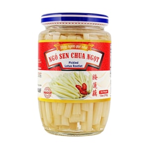 Pickled Lotus Rootlet, 13.05 oz Pickled Lotus Rootlet - NGO SEN CHUA NGOT, 13 oz 【For Rice , Noodles, PHO, Porridge】