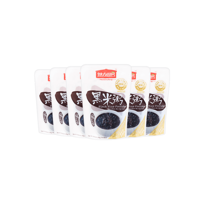 【Value Pack】Sweet Black Rice Porridge - 6 Packs* 10.58oz