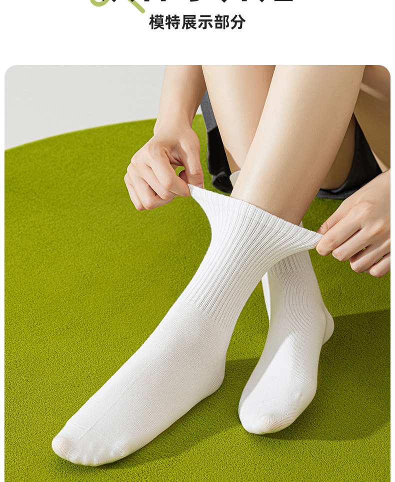 Chaussettes jetables à usage unique Shangguan, chaussettes à usage unique, indispensables en voyage, anti-odeur, absorbant la transpiration, respirant, blanc, mi-mollet, lot de 5 paires [Hygiénique, bénédiction pour paresseux, ne fait pas transpirer les pieds en été, pour voyages d'affaires, tourisme, activités de plein air, camping, activités de groupe]