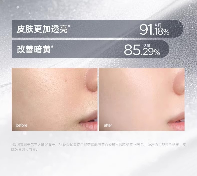 【中国直邮】 韩国 RNW 烟酰胺美白淡斑次抛精华液 抗氧提亮抗皱紧致温和舒缓敏肌可用 30支/盒