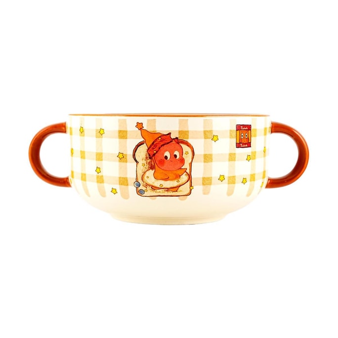 Twinkle Twinkle Morning Toast Double-Handle Soup Bowl 6.93\…