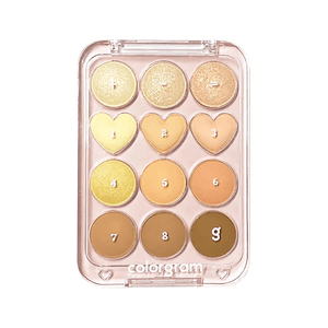 코리아 라운드랩 루앙라이 플로럴 코랄 프리시전 아이섀도우 팔레트 8.9g