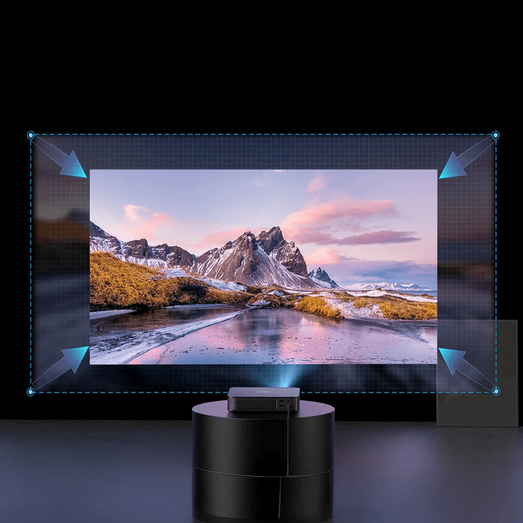 DANGBEI当贝 Atom激光投影仪 高清 1080P Google TV 内置 Netflix 1200流明激光投影 40-457.2cm 4