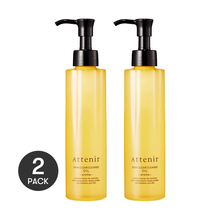 attenir Skin Clear Cleanse Oil, Aroma, 5.9 fl oz.*2【Value Pack