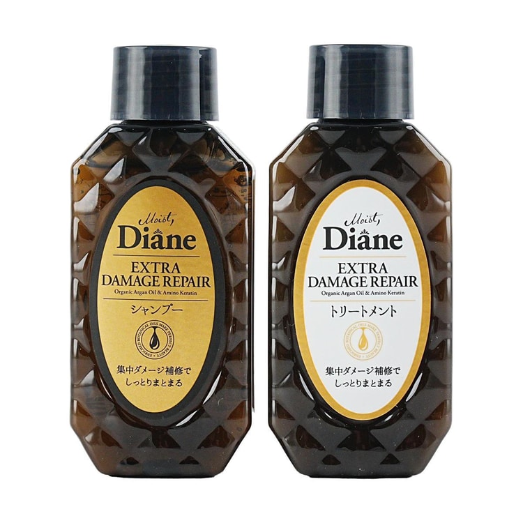 Diane Extra Damage Repair Shampoo & Treatment Travel Size Set