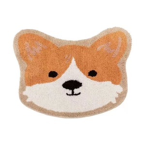 Bedroom Bed Side Rug Carpet Mat Foot Mat Non-Slip Mat Bathroom Home Room Mat - Corgi 60*90CM 1 Pc