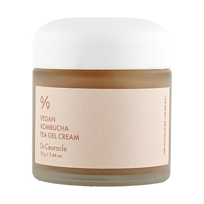 韓國DR.CEURACLE 純素康普茶啫咖哩乳霜 75g 高效補水 改善乾燥滋養 勻淨健康水潤肌