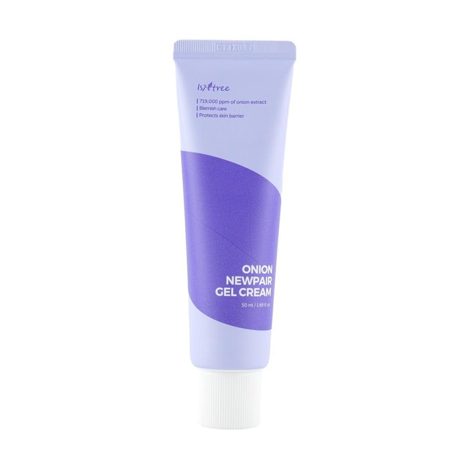 Onion Newpair Gel Cream, 1.69 fl.oz. Moisturizing, Brightening Complexion, Soothing Redness, Suitable for Sensitive Skin