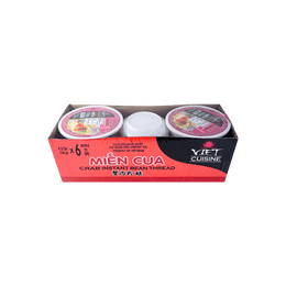 越南VIET CUISINE 蟹肉粉丝 冲泡即食粉丝汤 120g*6碗 整箱装