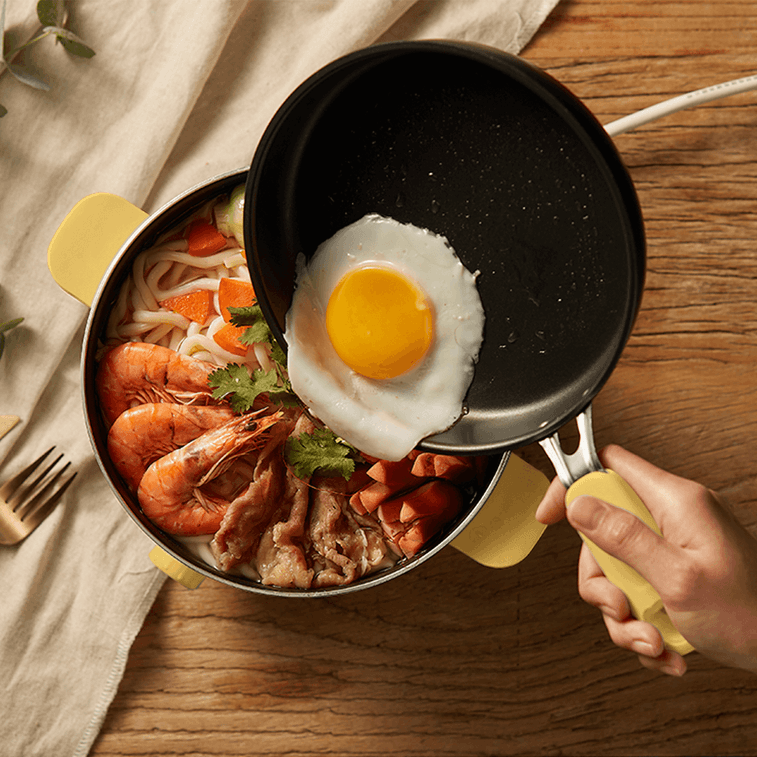 BEAR小熊 多功能分体式电火锅 煎锅烧烤锅涮锅不粘锅 2.5L DHG-B25Z2 6