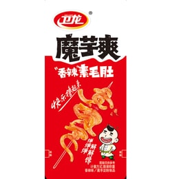 [中国直邮]卫龙 WEILONG  素毛肚魔芋爽   麻辣味 15g*20包