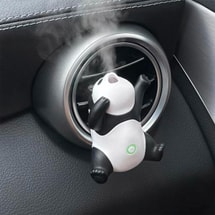 하품하는 판다 푸푸, 자동차 아로마테라피 선물 세트, 향수 선물 상자, 선물용으로 이상적