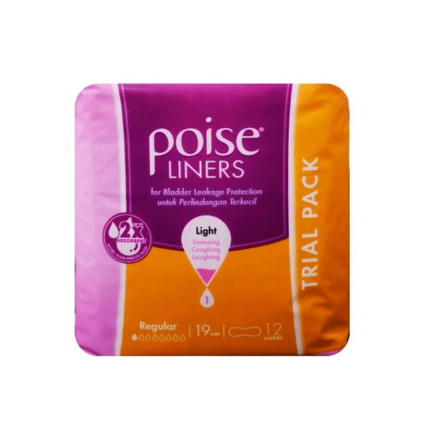 商品详情 - 【马来西亚直邮】马来西亚 POISE 防止尿液泄漏保护护垫 19cm 12pcs - image  0