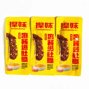 Sesame Paste Crispy Tripe Konjac Vegan Tripe Beef Tripe Mahjong Flavor 14g*10 packs