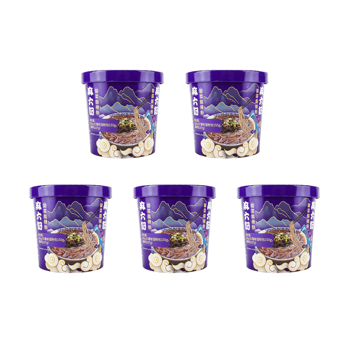 Maluji pickled Chinese cabbage Hot and Sour Noodles*5【Value Pack】