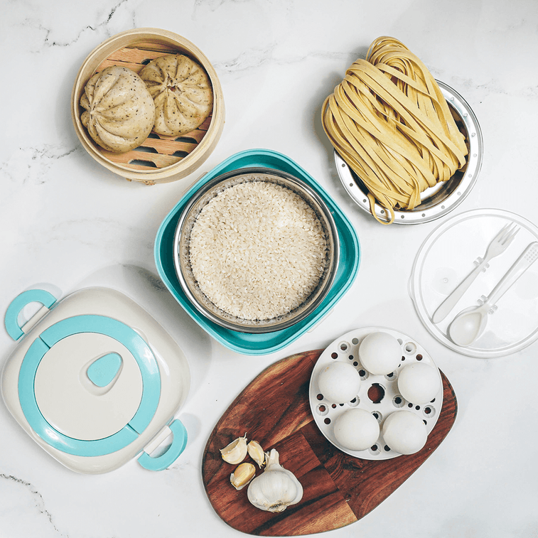 JOYOUNG九阳 迷你电蒸锅煮蛋器 蒸煮一体 自动断电防干烧 750ml #蓝色 JYF-10YM01 肖战代言【全美超低价】 6