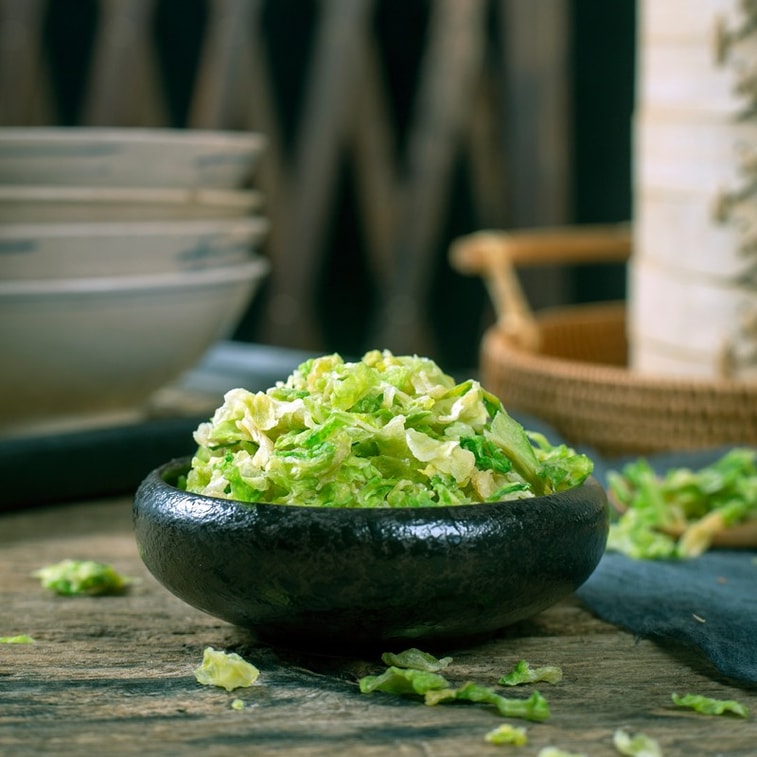 【中國直郵】 谷本道元 脫水蔬菜乾宿舍高麗菜速食蔬菜湯方便麵蔬菜湯包煮湯早餐配料 高麗菜乾 100g*1袋 3