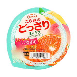 Mixed Fruit Yogurt Jelly Cup Dessert 8.11 oz【Large Fruit Chunks】【Sweet and Sour Refreshing】