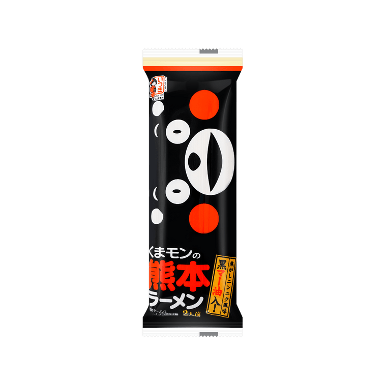 【最好吃的日本拉面!】日本ITSUKI五木 熊本黑芝麻蒜香风味日本拉面 两人份 176g 3